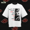 "Pain Naruto T-shirt with Akatsuki design – anime streetwear for Naruto fans, otaku apparel with high-quality print, perfect for cosplay and casual wear."