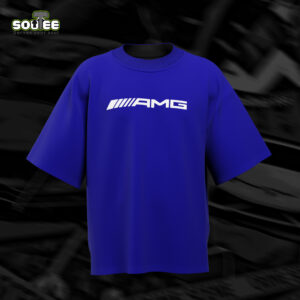 Front view of AMG premium t-shirt with bold AMG logo