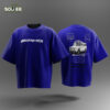 Flat lay of folded AMG t-shirt with visible stitching and texture