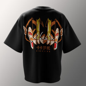 "Back view of Dragon Ball Z T-Shirt highlighting stitching and fabric quality"