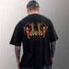 "Model wearing Dragon Ball Z 240 GSM T-Shirt showcasing relaxed fit"