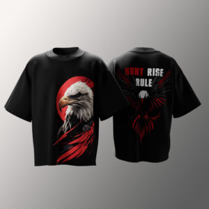 240 GSM fabric close-up – heavyweight cotton of Eagle Edition SOUTEE t-shirt