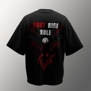 Back view of Eagle Edition t-shirt – nature-inspired premium cotton wear