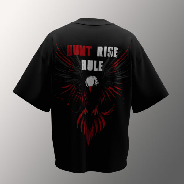 Back view of Eagle Edition t-shirt – nature-inspired premium cotton wear
