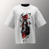 Itachi Uchiha t-shirt front view – premium 240 GSM Naruto streetwear by SOUTEE