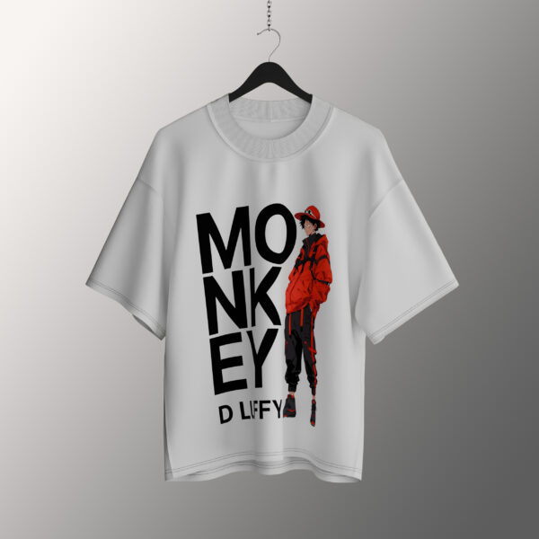 Monkey D. Luffy Edition Premium Anime T-Shirt – 240GSM Cotton | One Piece Merch by Soutee
