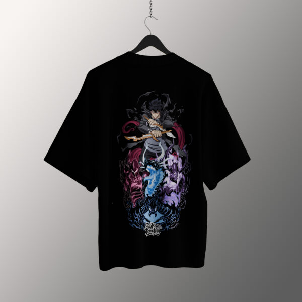Back Print – Shadow Monarch Emblem from Solo Leveling | High-Quality Anime T-Shirt by Soutee